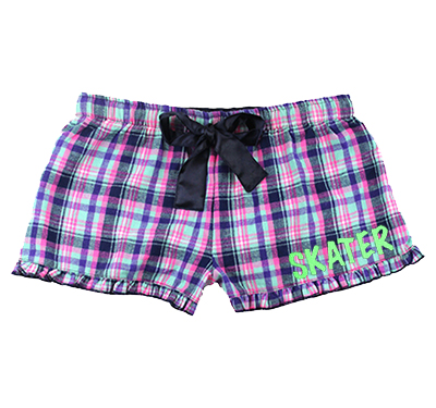 Youth Flannel PJ Shorts – Alexander Embroidery